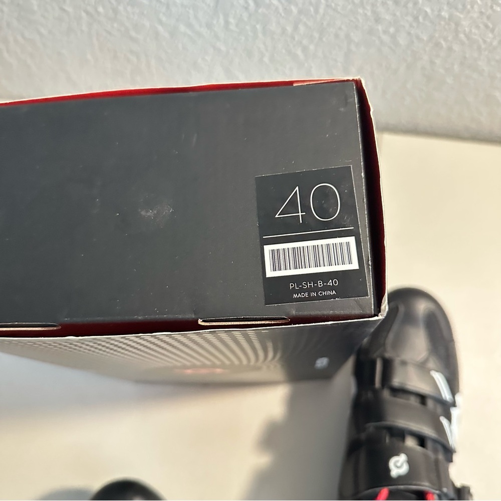 Peloton Black and Red Athletic Shoes - Picture 6 of 6